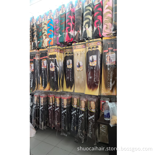 Kanekalons Pre-stretched Professional Easy Braid Hair 26inch Synthetic Braiding Hair Extension For Twist Senegalese Crochet Hair